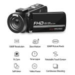1080P Vlogging Camera with Night Vision & Accessories