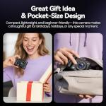 4K Digital Camera with 16X Zoom for Vlogging