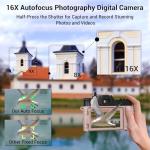4K Digital Vlogging Camera with Flip Screen