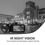 1080P Vlogging Camera with Night Vision & Accessories