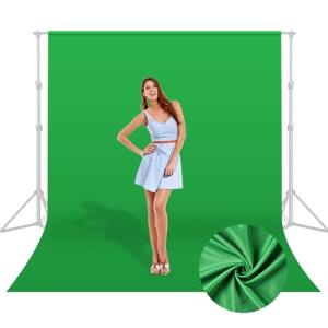 UTEBIT 5x6.5ft Green Screen Backdrop for Videos