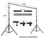 Green Screen Setup with Stand and Carry Bag