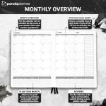 Panda Planner Weekly 2025-2026 - Undated Organizer Notebook