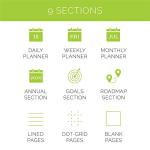 Rocketbook Panda Planner - Smart Reusable Pages, Black