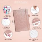 Legend Planner: A5 Goal-Setting Organizer in Rose Gold