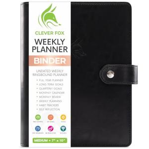 Clever Fox Weekly Planner Binder for Goal Setting