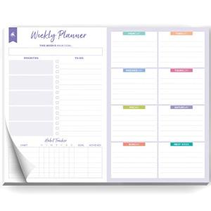Clever Fox Weekly Desk Planner – Boost Productivity