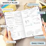 Clever Fox Undated Daily Planner and Organizer