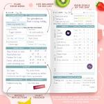 Clever Fox Wellness Planner - Pocket Health Journal