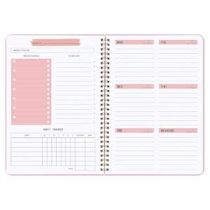 A5 Undated Weekly Planner and Goals Tracker