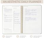 Undated Daily Planner with Hourly Schedule