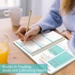 A5 Undated Weekly Planner with Goal Tracker
