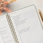 Undated Daily Planner with Hourly Schedule