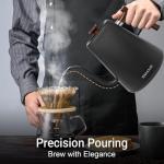 Gooseneck Electric Kettle with Precision Temperature Control