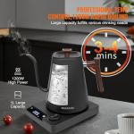 Gooseneck Electric Kettle with Precision Temperature Control