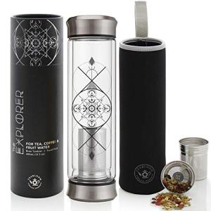 Teabloom Double Wall Infusion Travel Flask - 14 oz