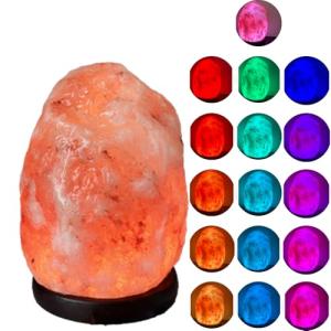 Remote Control Himalayan Salt Lamp with Color Options