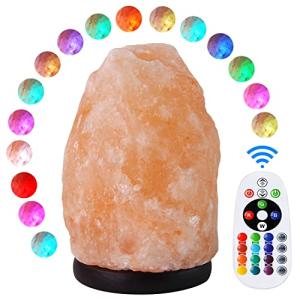Himalayan Salt Lamp with Remote and Color Options