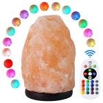 Himalayan Salt Lamp with Remote and Color Options