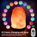 Himalayan Salt Lamp with Remote and Color Options