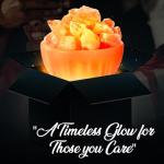 Himalayan Salt Massage Bowl Lamp with Dimmer