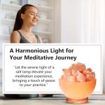 Himalayan Salt Massage Bowl Lamp with Dimmer