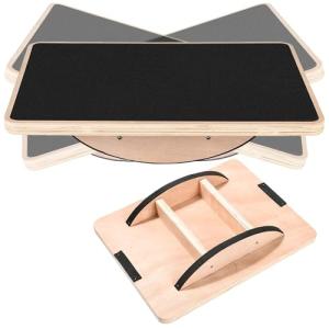 Wooden Balance Board for Core Strength & Therapy