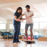 Wooden Balance Board for Core Strength Training