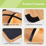 StrongTek Wooden Balance Board for Core & Stability