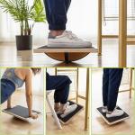 StrongTek Wooden Balance Board for Core & Stability
