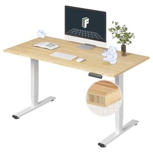 FLEXISPOT E6 Height Adjustable Bamboo Standing Desk