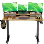 Claiks Adjustable Electric Standing Desk with Drawers