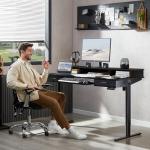Electric Height Adjustable Standing Desk with Drawers