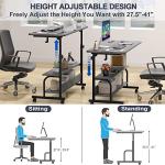 Adjustable Standing Desk with Power Outlets - 39