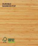 FLEXISPOT E6 Height Adjustable Bamboo Standing Desk