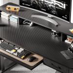 Electric Height Adjustable Standing Desk with Drawers