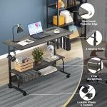 Adjustable Standing Desk with Power Outlets - 39