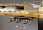 Claiks Adjustable Electric Standing Desk with Drawers