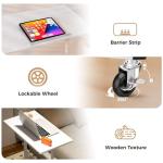 Adjustable Height Mobile Standing Desk for Home Office