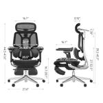 Hbada E3 Pro Ergonomic Office Chair for Tall Users