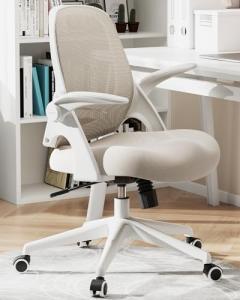 Ergonomic Hbada Office Desk Chair with Flip-Up Arms