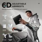 Hbada E3 Pro Ergonomic Office Chair for Tall Users