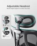 Hbada Ergonomic Office Chair with Lumbar Support