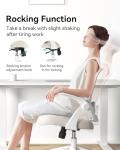 Ergonomic Hbada Office Desk Chair with Flip-Up Arms