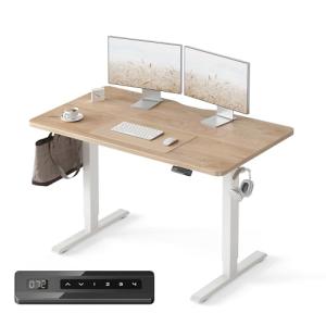 Electric Height Adjustable Standing Desk, 48x24 Inches