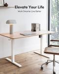 Electric Height Adjustable Standing Desk, 48x24 Inches