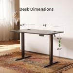 Adjustable Electric Standing Desk with Memory Presets