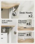 Adjustable Electric Standing Desk - 47 x 24 Inch