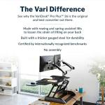 VariDesk Pro Plus 36 Adjustable Sit-Stand Desk Riser