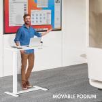 FLEXISPOT H7 Mobile Adjustable Overbed Table